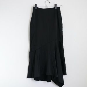 & OTHER STORIES Asymmetric Hem Midi Skirt
